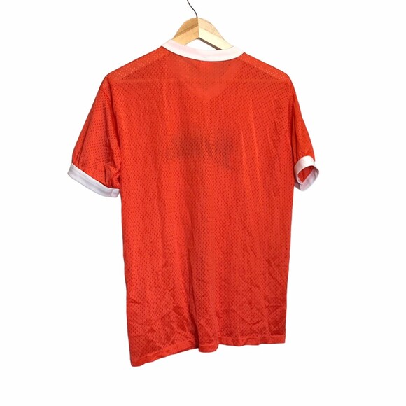 Vintage 70s Denver Broncos NFL Orange Power mesh don‎ alleson X large shirt - Picture 4 of 11